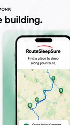 RouteSleepSure route and campsite concept